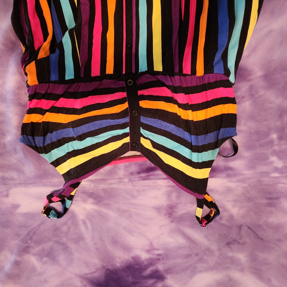 Torrid Multicolor Striped Knit Dress - Picture 3 of 9